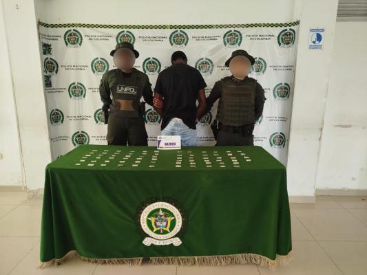 capturado en flagrancia por fabricación y porte de estupefacientes