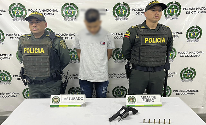 Capturado por porte ilegal