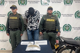 Capturamos un hombre con estupefacientes