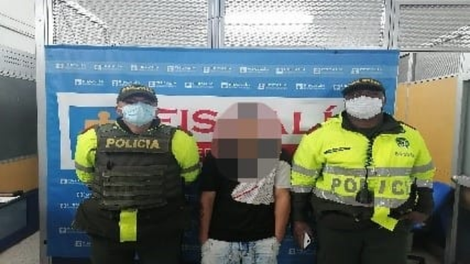 Capturado en flagrancia hombre de 31 años de edad, por los delitos de lesiones personales y hurto