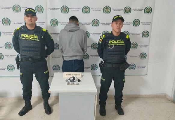 Un ciudadano fue capturado por porte ilegal