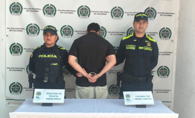 Capturado en Piedecuesta un hombre requerido por violencia intrafamiliar