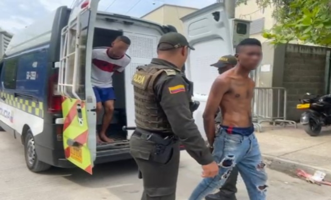 Capturados por hurto motocicleta