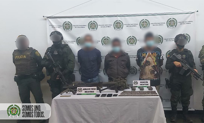 capturados con material de guerra en altavista