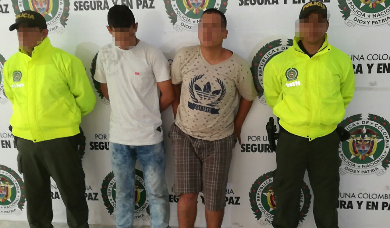 Capturados por el delito de hurto