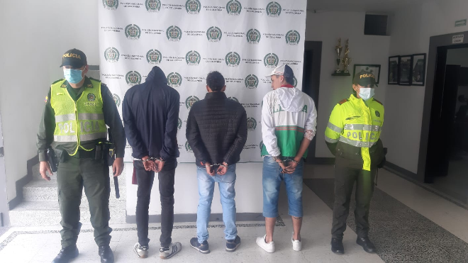 Capturados tres hombres por el delito de homicidio en Villamaría 