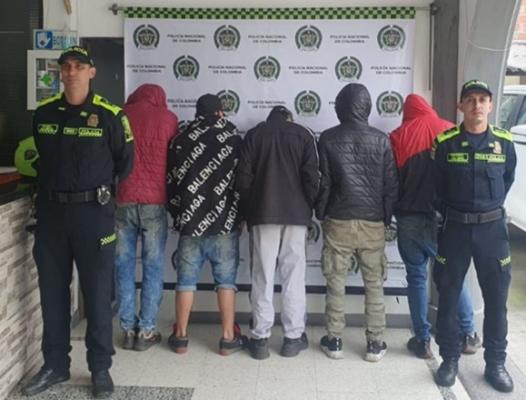 Fueron capturados por hurto