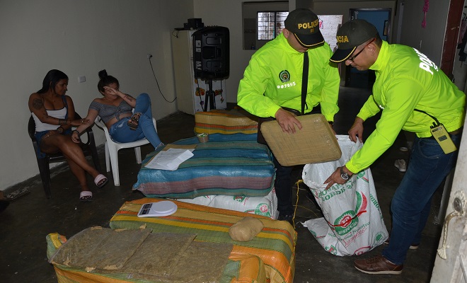 Incautación de marihuana 