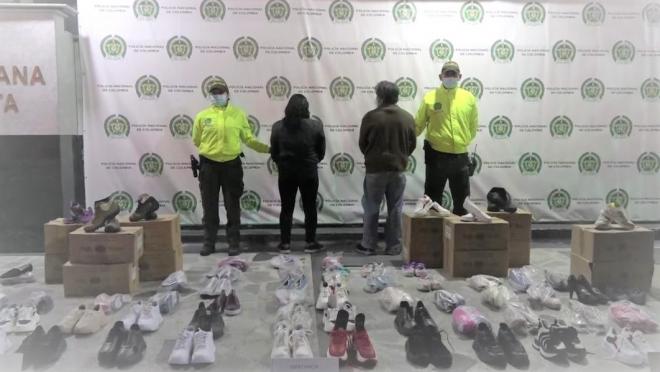 Capturadas dos personas por el hurto a empresa de calzado en Bogotá