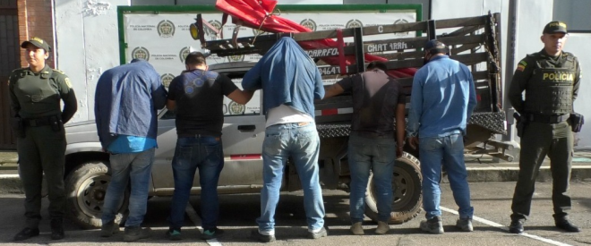 Capturados por hurto 