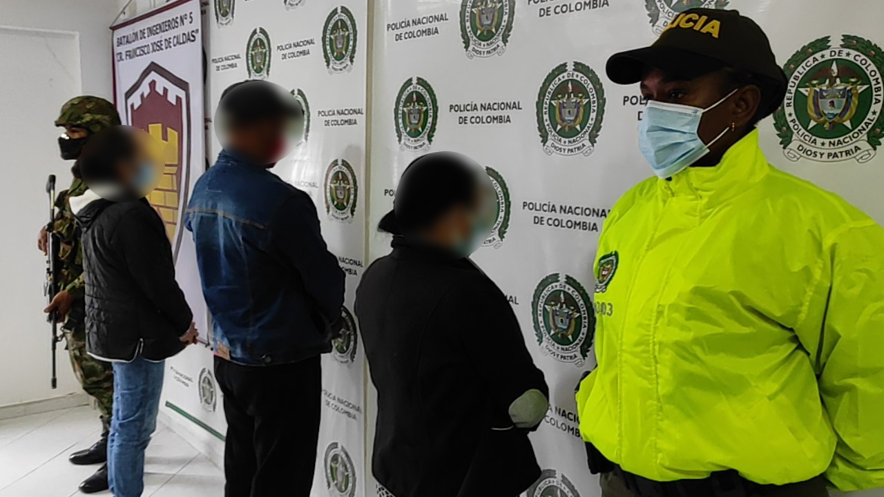 En operación “Atenea” permite la captura de cuatro integrantes de la red de apoyo al terrorismo del ELN