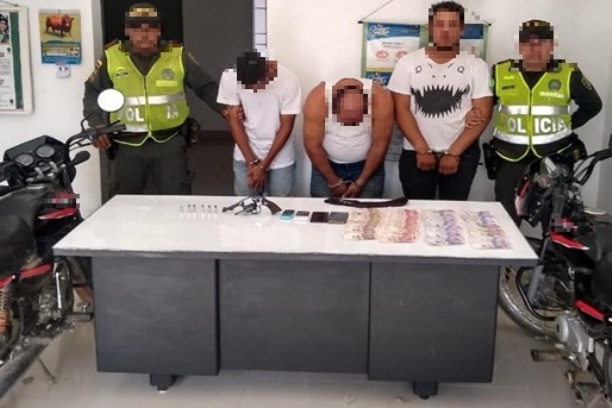 Capturamos-a-tres-personas-por hurto-de-dinero-a-comerciante-en-el-Cesar