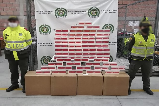 Incautamos 2.000 cajetillas de cigarrillos sin manifiesto de importación
