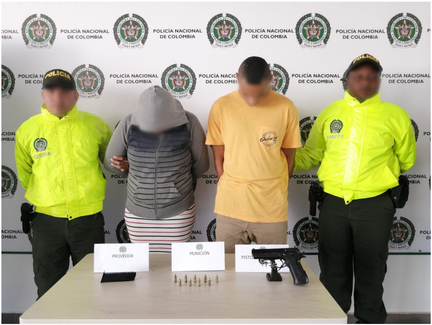 Mediante operación Quimera logramos la captura de ‘balín y la incautación de una arma de fuego