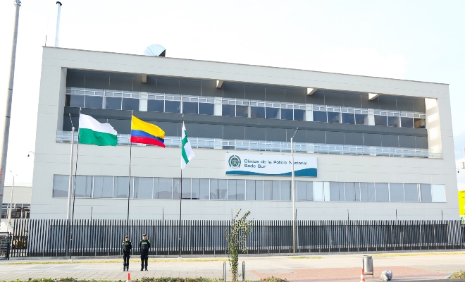 104 mil usuarios de ocho localidades del sur de Bogotá se verán beneficiados con la entrada en funcionamiento de la nueva Clínica de la Policía Nacional sede sur, ubicada en la localidad de Bosa, sector Porvenir.