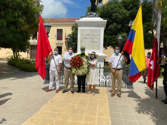 Desfilamos en conmemoración de los 211 años de la independencia de Mompox