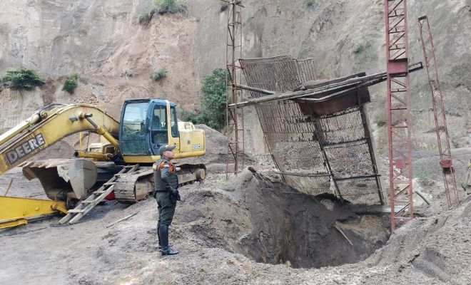  intervenciones en distintos puntos para erradicar la minería informal