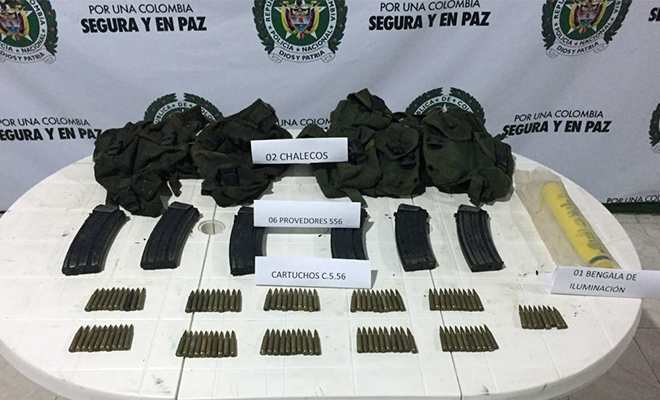 En-el-Meta-hallamos-caleta-con-material-de-guerra-del-crimen organizado