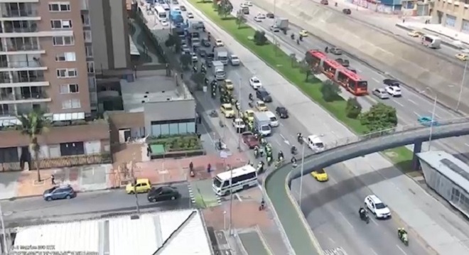 Dispositivo policial que va a realizar controles y registros a establecimientos de venta de autopartes