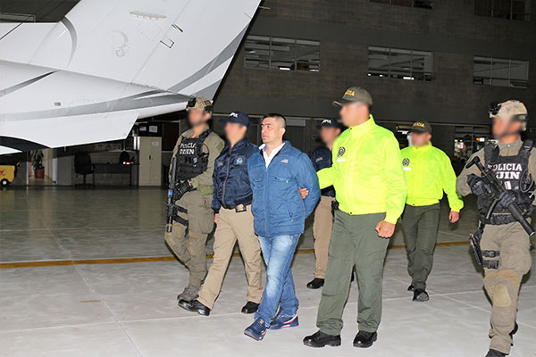 Extraditado a Estados Unidos presunto narcotraficante ecuatoriano