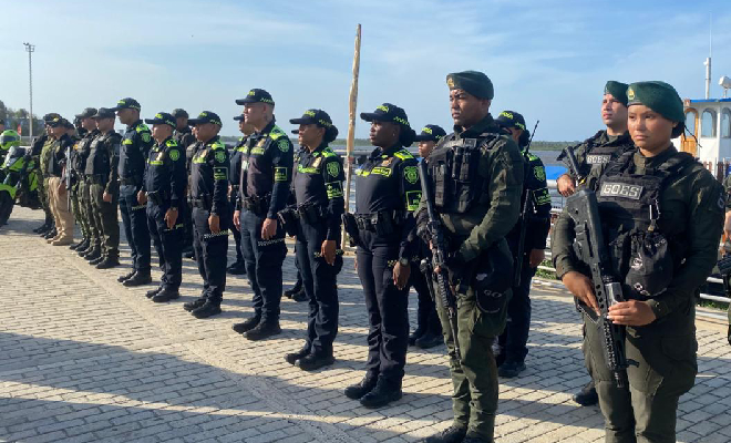 Dispositivo de seguridad para las elecciones presidenciales.