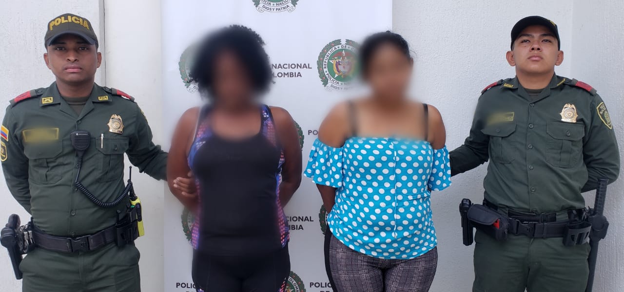 Dos mujeres capturadas en flagrancia por el delito de lesiones personales