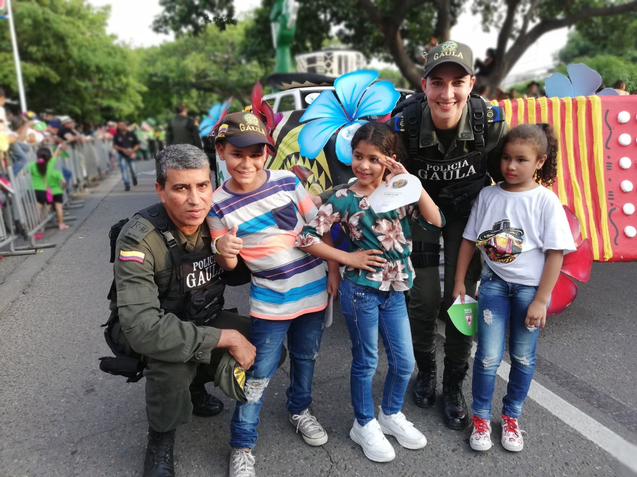 Inspirados en usted, trabajamos por una fiesta en paz 