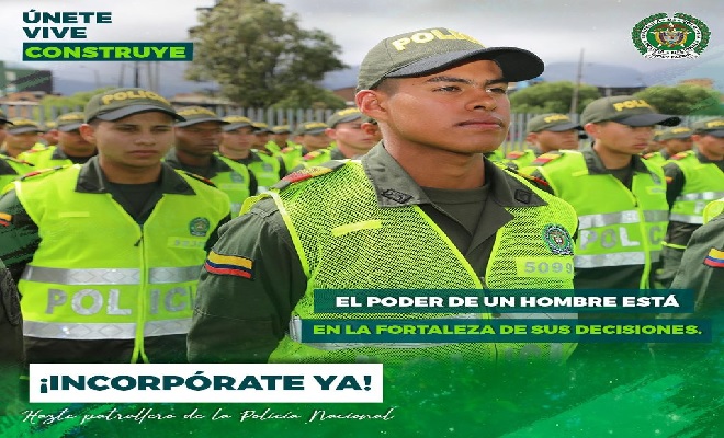 Resuelva su situación militar en la policía nacional 