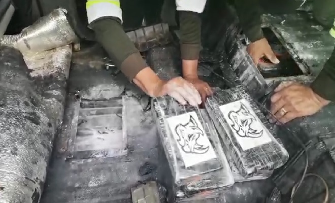 Incautados 102 kilogramos de clorhidrato de cocaína  