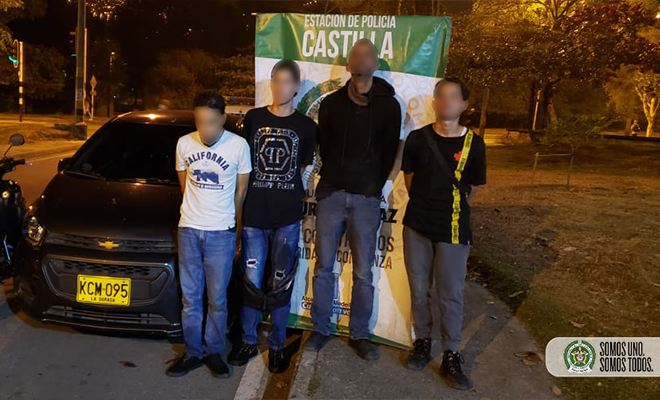 Capturados tras intentar hurtar un cajero electrónico en Medellín