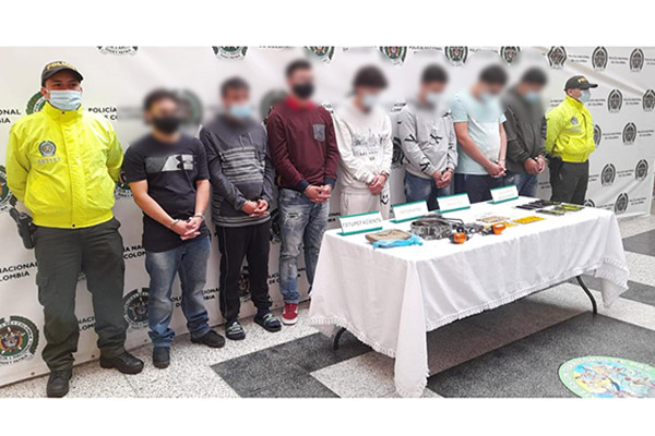 Capturados 2 cabecillas y 6 integrantes responsables de hurtos y comercialización de motocicletas 