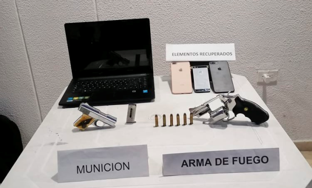Capturamos una mujer con dos armas de fuego ilegales