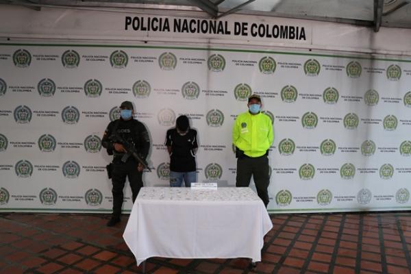 Capturado con estupefacientes 