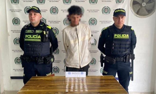 El tráfico de estupefacientes en menores cantidades se combate día a día en el municipio de Dosquebradas