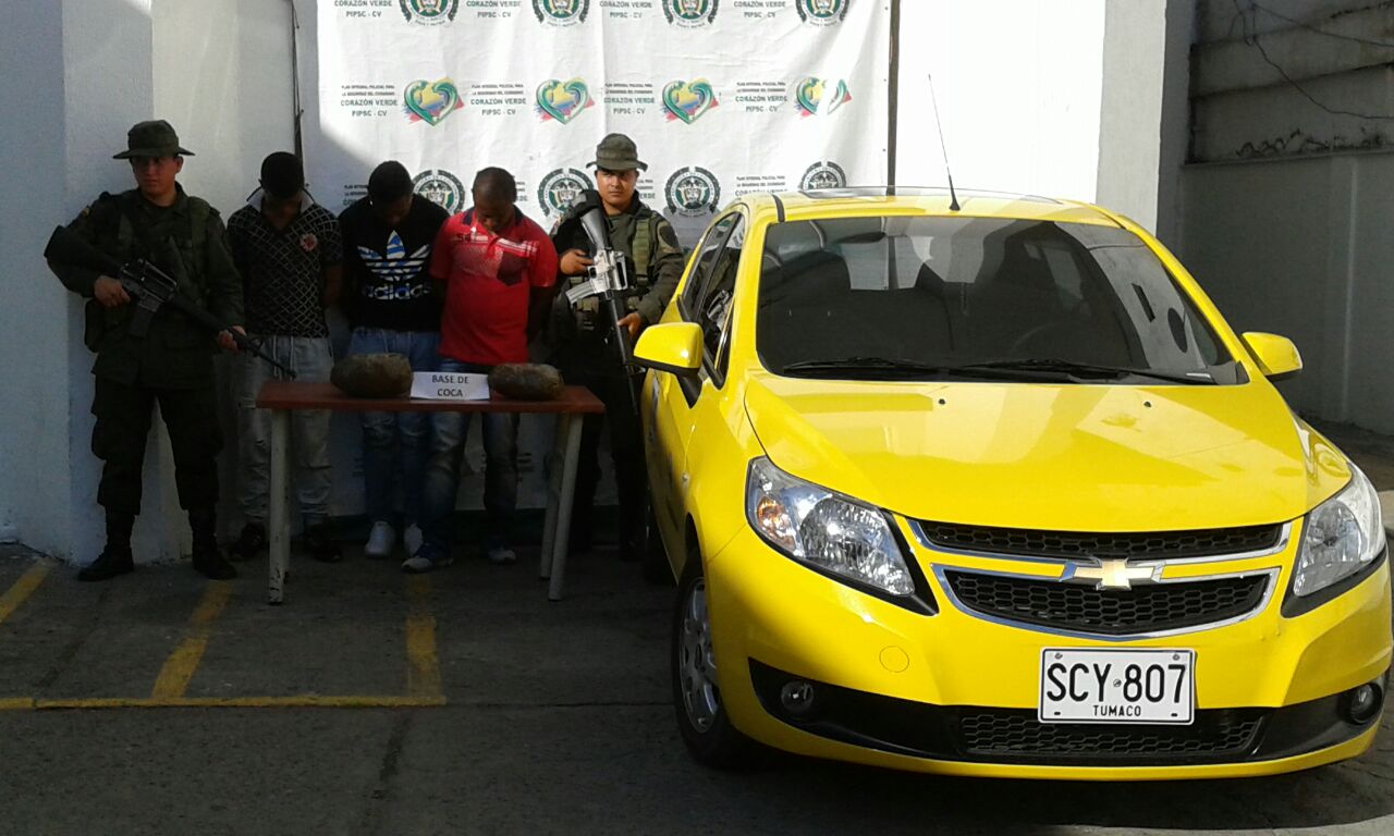 Capturados por el delito de tráfico de estupefacientes