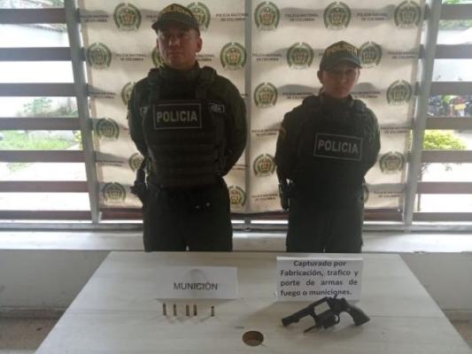 incautación arma de fuego