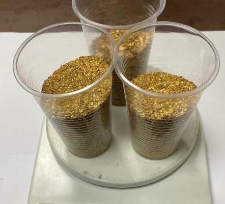 incautación de 995 millones de pesos en oro