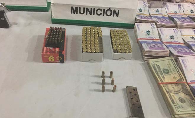 incautación de munición
