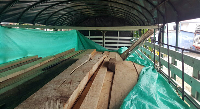 incautación-madera-controles ambientales-policía-meta