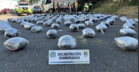 LA POLIC&Iacute;A NACIONAL INCAUT&Oacute; 170  KILOS DE MARIHUANA OCULTOS  ENTRE CERVEZA