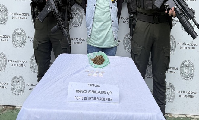 Polic&iacute;a incauta estupefacientes en Samaniego