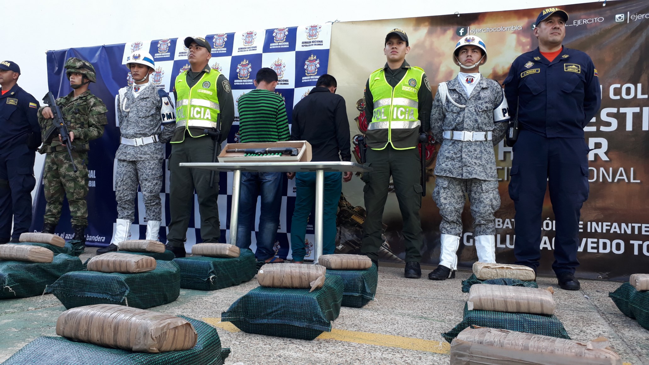 181.94 kilogramos de marihuana