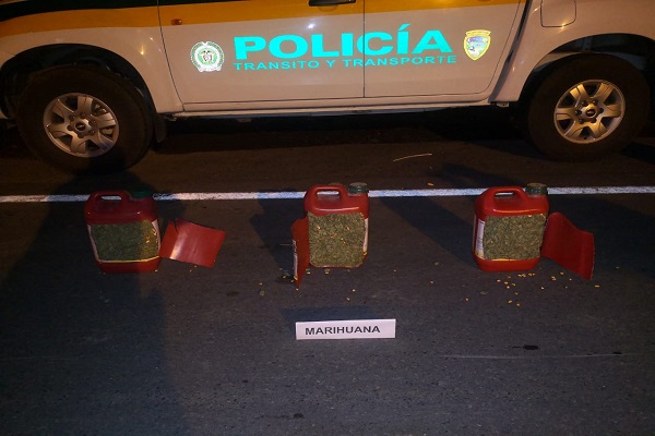 Incautaciones de estupefacientes fin de semana 