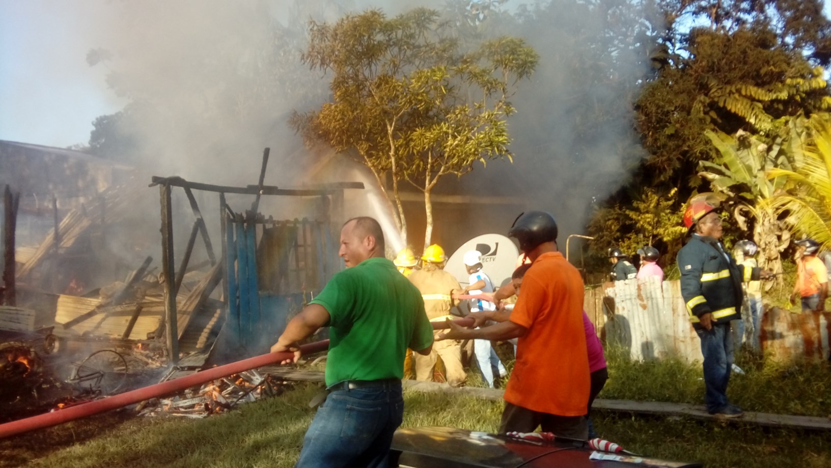 Incendio en Leticia 