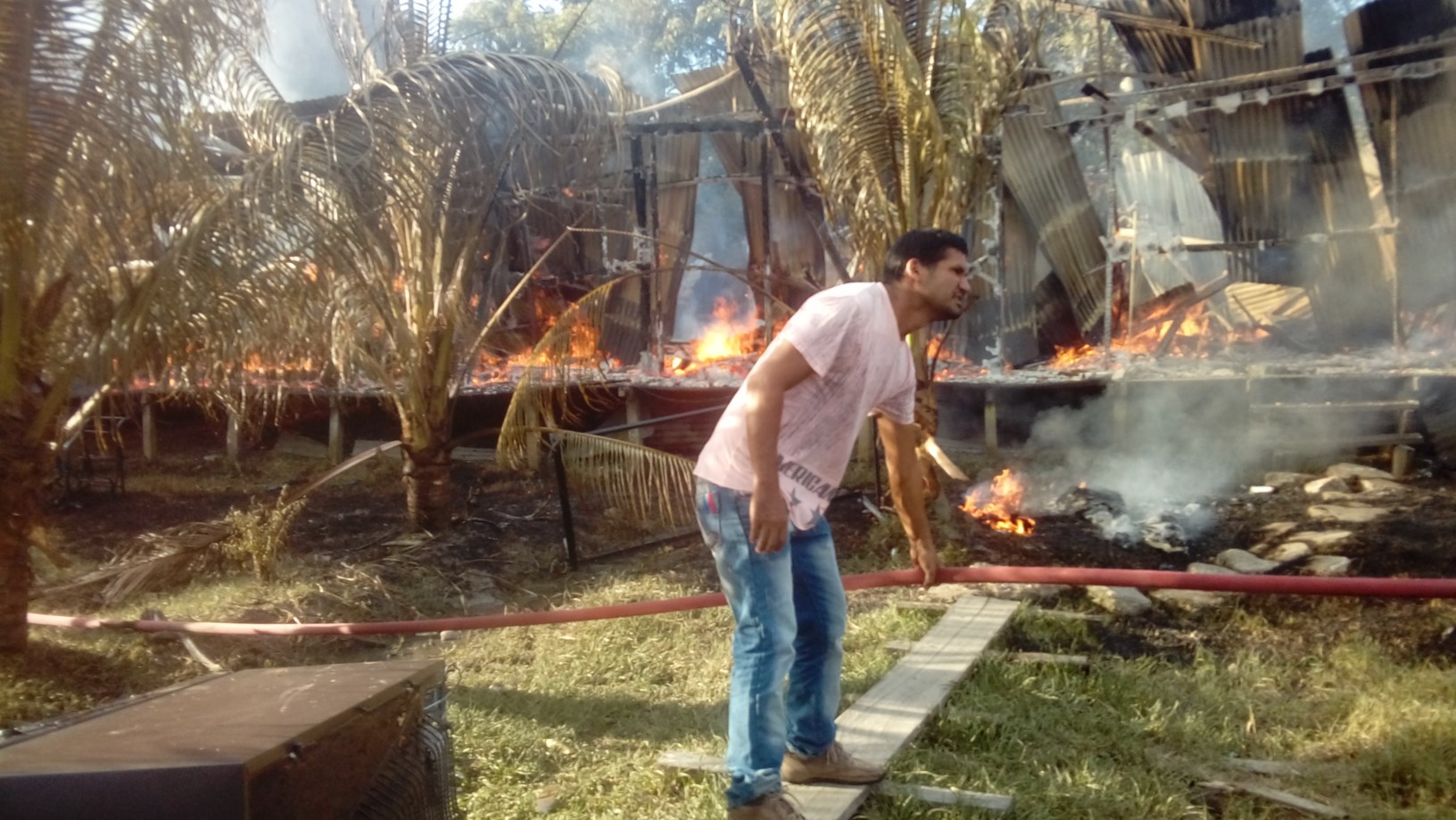 Incendio en Leticia 