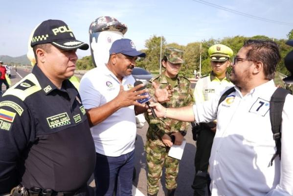 La Policía Nacional acompañará a los viajeros que transitan las vías del Cesar en esta Semana Santa