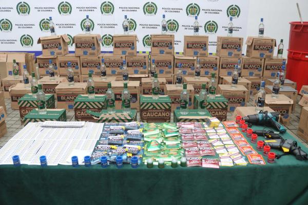 Cayó fábrica de licor adulterado en Cali