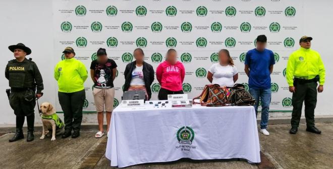 Capturados por hurto 