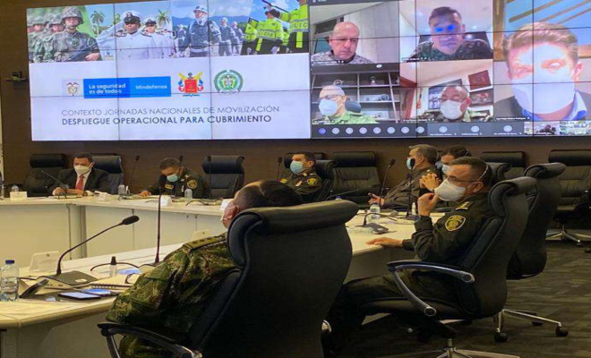 Policía Nacional hace un llamado a garantizar la salud en jornada de manifestación pública