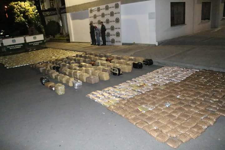 Dos toneladas de marihuana